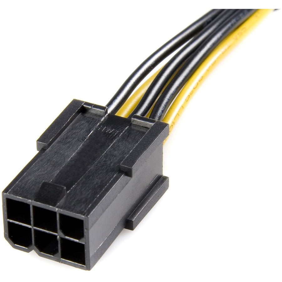 StarTech.com PCIe Power Adapter Cable - 6 Pin to 8 Pin PCI Express for Video Cards