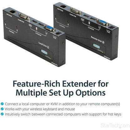 StarTech.com SV565UTPU USB VGA KVM Console Extender over CAT5 UTP – 500 ft
