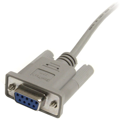 StarTech.com 6 ft Straight Through Serial Cable - DB9 Female to Female - Reliable Connection for Modems and Data Networking