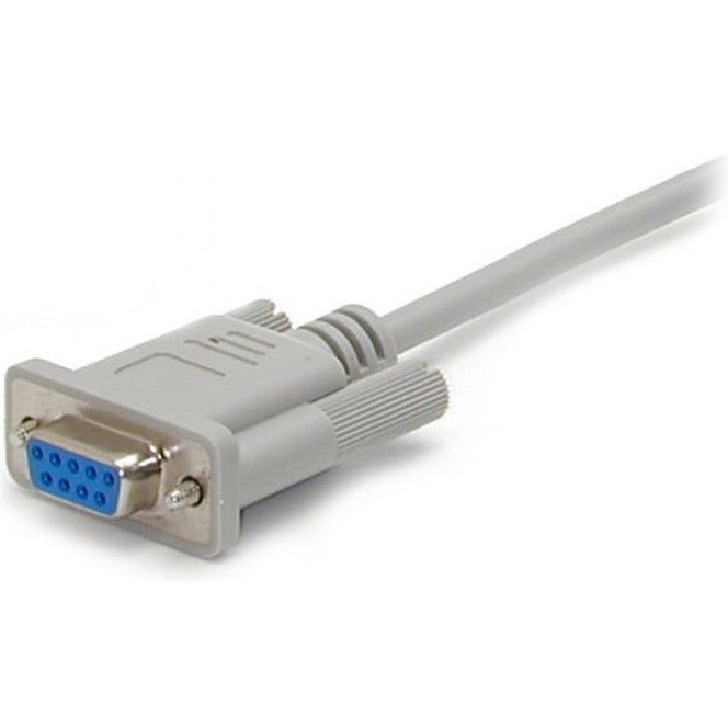 StarTech.com 10 ft Cross Wired DB9 to DB25 Serial Null Modem Cable - F/F, M/M | Data Transfer Cable for PC