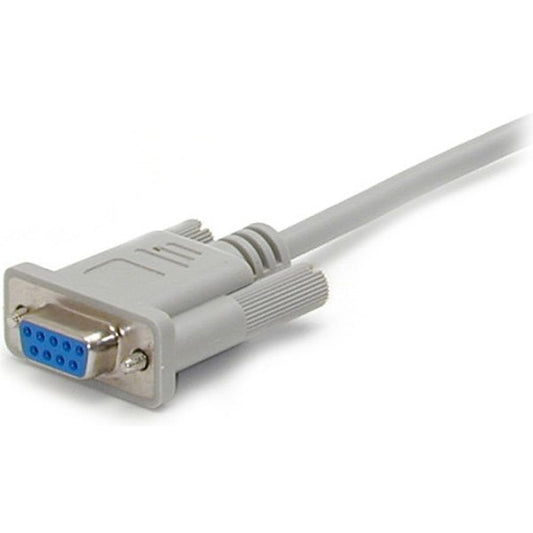 StarTech.com 10 ft Cross Wired DB9 to DB25 Serial Null Modem Cable - F/F, M/M | Data Transfer Cable for PC