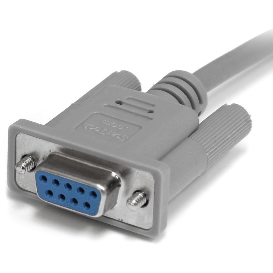 StarTech.com SCNM9FM 10 ft Serial Null Modem Cable with DB-9 Connectors