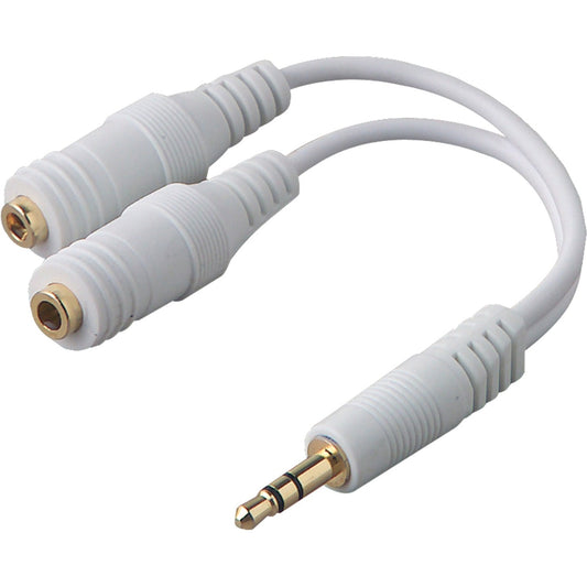 Belkin F8V234-WHT Speaker and Headphone Splitter for iPod and Portable Audio Devices