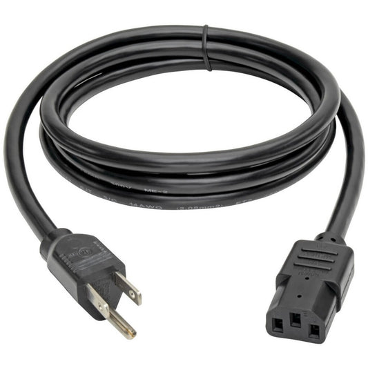 Eaton Tripp Lite Series Power Cord P007-006 – Heavy-Duty NEMA 5-15P to IEC 60320 C13, 6 ft, 15A 125V, Black