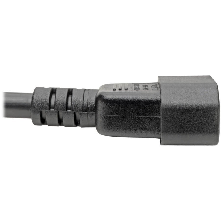 Eaton Tripp Lite Series Power Cord, C19 to C14, Heavy-Duty 15A 250V, 2 ft. Black