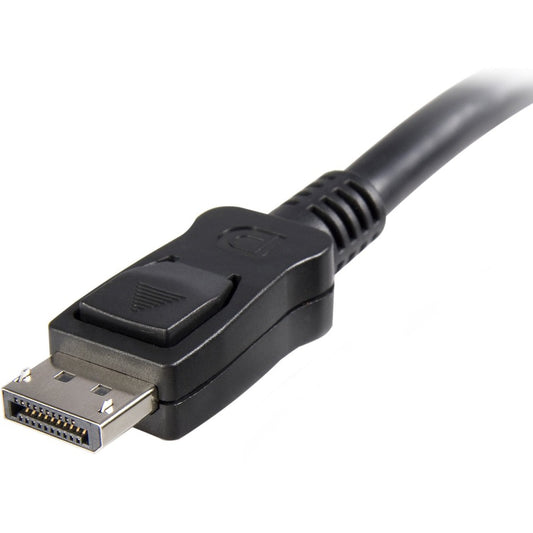 StarTech.com 35 ft DisplayPort Cable with Latches - M/M for High-Resolution Video and Audio