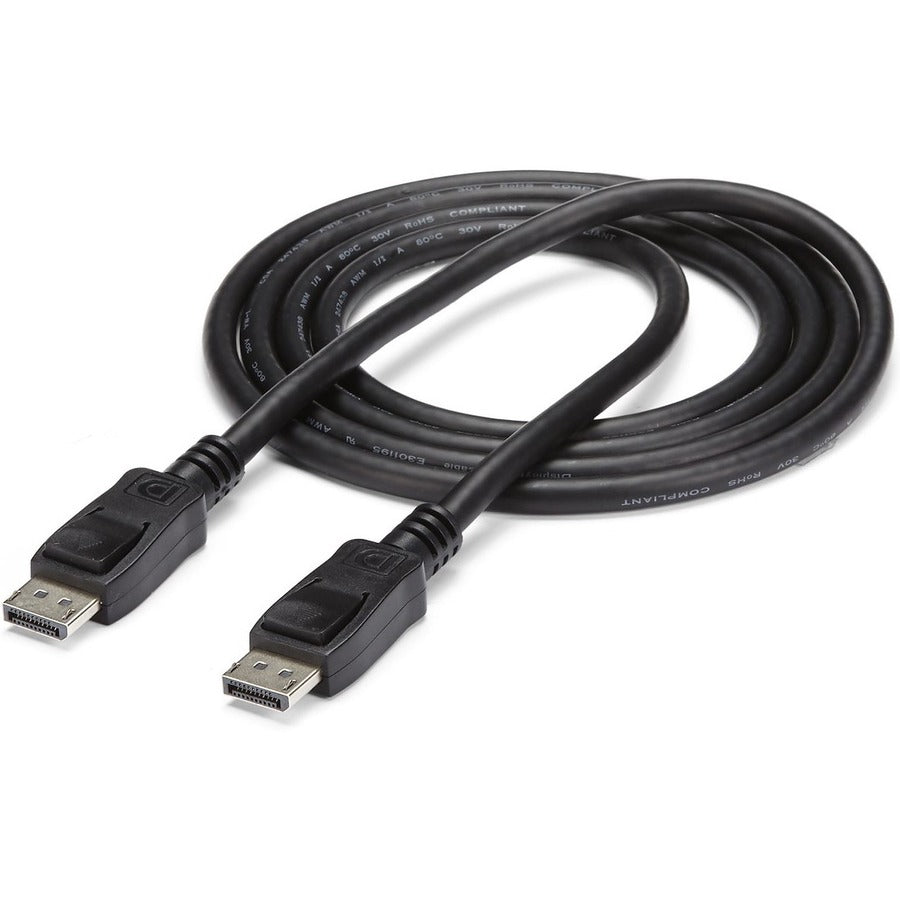 StarTech.com 35 ft DisplayPort Cable with Latches - M/M for High-Resolution Video and Audio