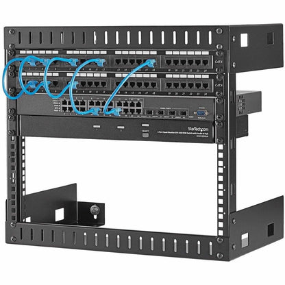 StarTech.com RK812WALLO 8U Open Frame Wall Mount Equipment Rack - 12 inch Depth