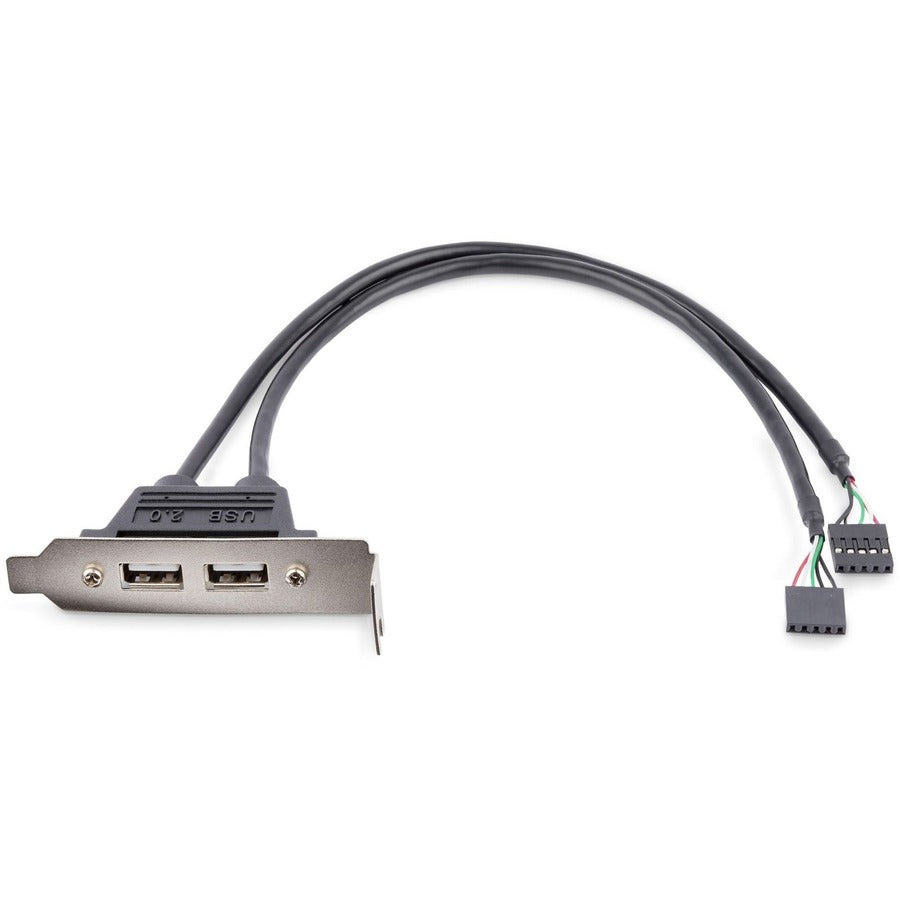 StarTech.com USBPLATELP 2 Port Low Profile USB Slot Plate Adapter