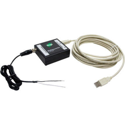 Digi Hubport/4c DC 4-Port USB Hub with Power Adapter and USB 2.0 Connectivity