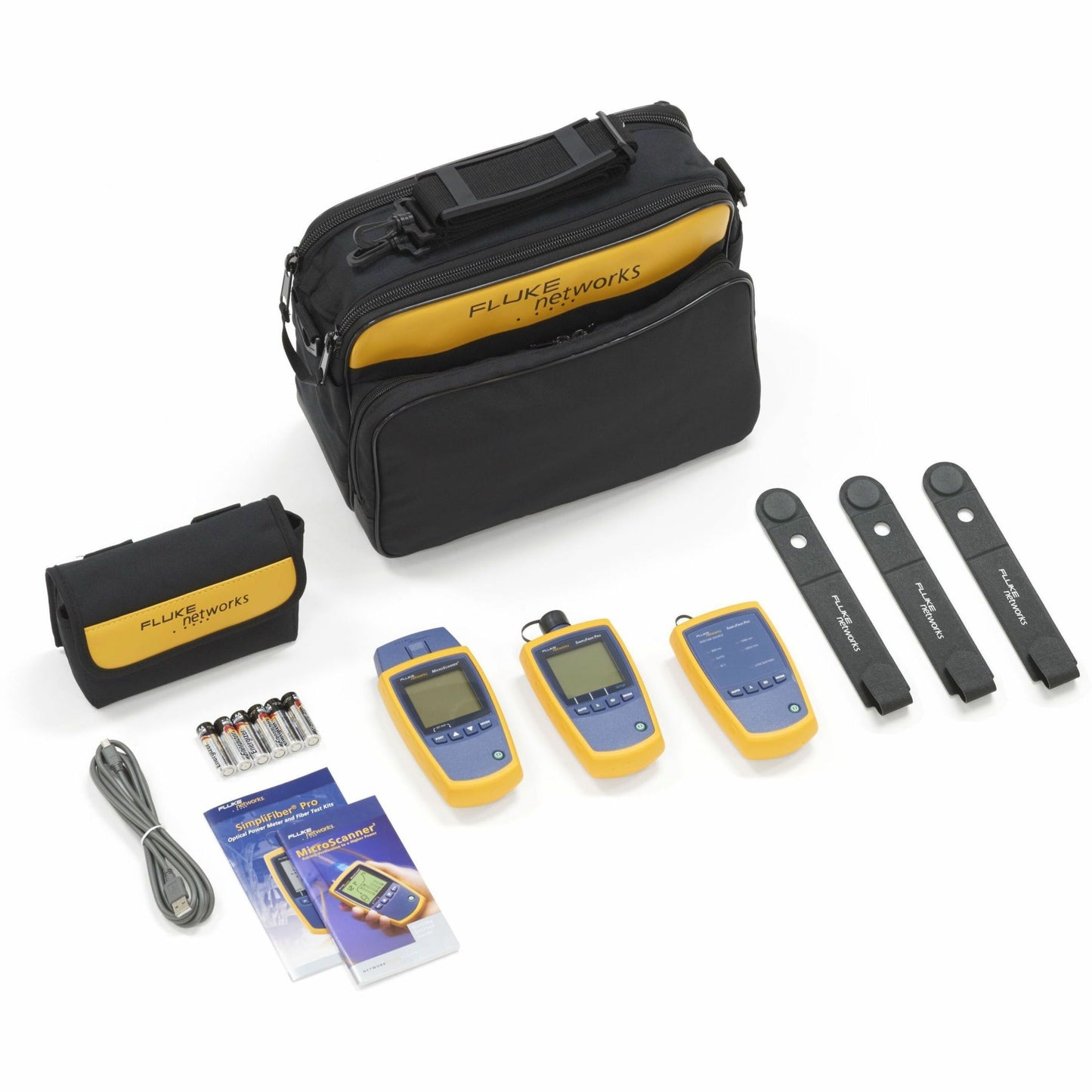 Fluke Networks Copper and Fiber Basic Technician's Kit (Part MS2-FTK)
