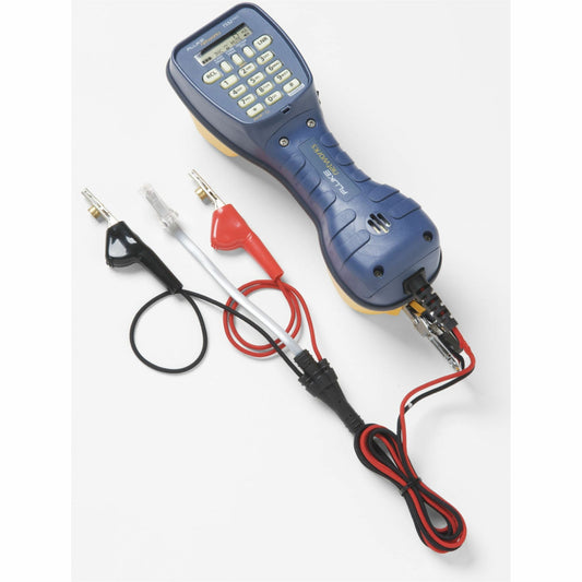 Fluke Networks TS52 PRO 52801RJ9 LCD Test Set - Network Testing Device with Caller ID and Hand-Free Speakerphone