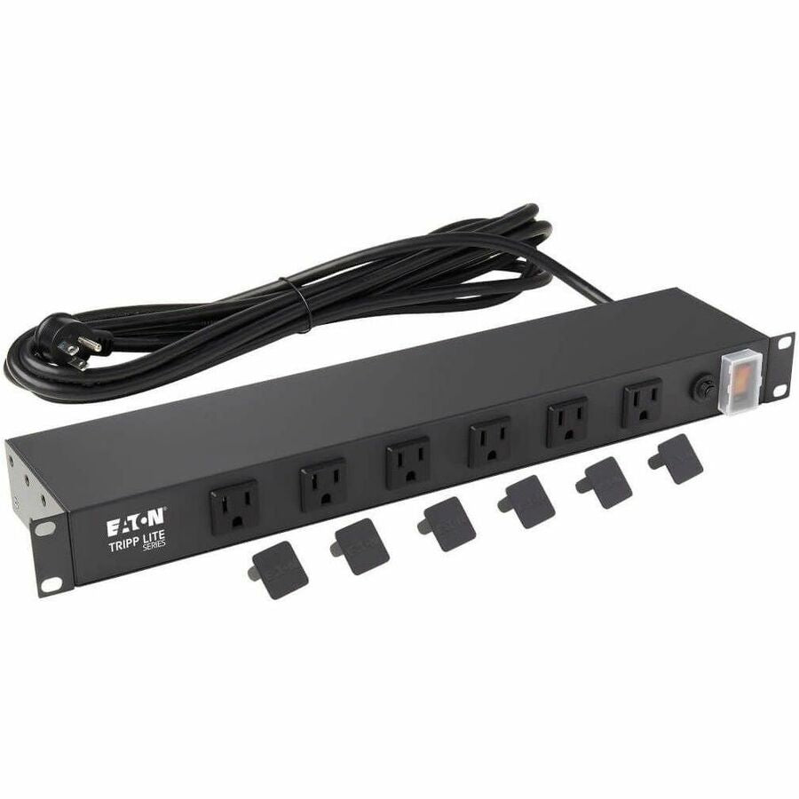 Eaton Tripp Lite Series 1U Rack-Mount Power Strip, 120V, 15A, 12 Outlets with 15 ft. Cord