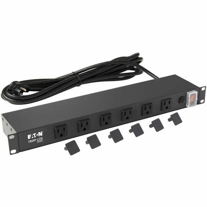 Eaton Tripp Lite Series 1U Rack-Mount Power Strip, 120V, 15A, 12 Outlets with 15 ft. Cord