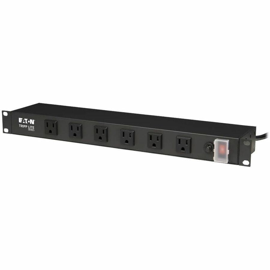 Eaton Tripp Lite Series 1U Rack-Mount Power Strip, 120V, 15A, 12 Outlets with 15 ft. Cord