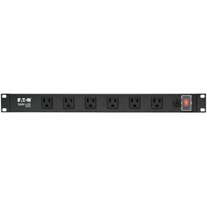 Eaton Tripp Lite Series 1U Rack-Mount Power Strip, 120V, 15A, 12 Outlets with 15 ft. Cord