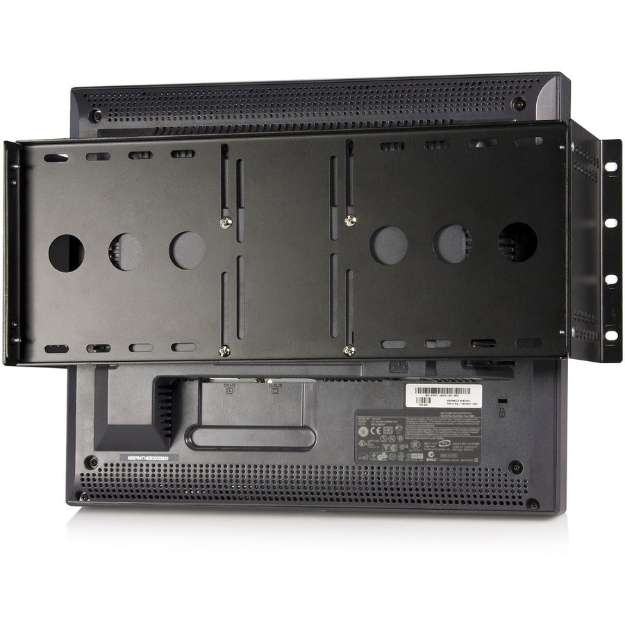 StarTech.com RKLCDBK Universal VESA LCD Monitor Mounting Bracket for 19-inch Racks and Cabinets