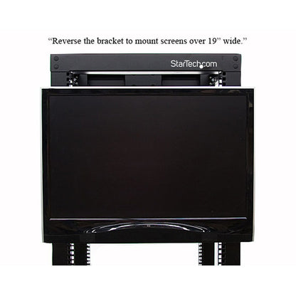 StarTech.com RKLCDBK Universal VESA LCD Monitor Mounting Bracket for 19-inch Racks and Cabinets