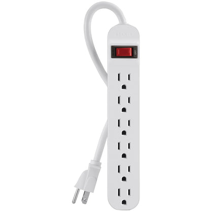 Belkin 6-Outlet Power Strip with 3ft Heavy-Duty Cord and On/Off Switch