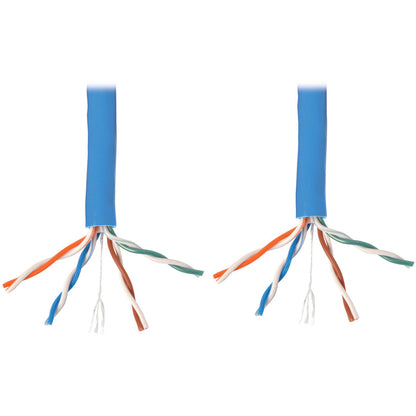 Eaton Tripp Lite Series Cat6 Gigabit Ethernet Cable, 1000 ft. Blue - High-Speed In-Wall Network Wiring