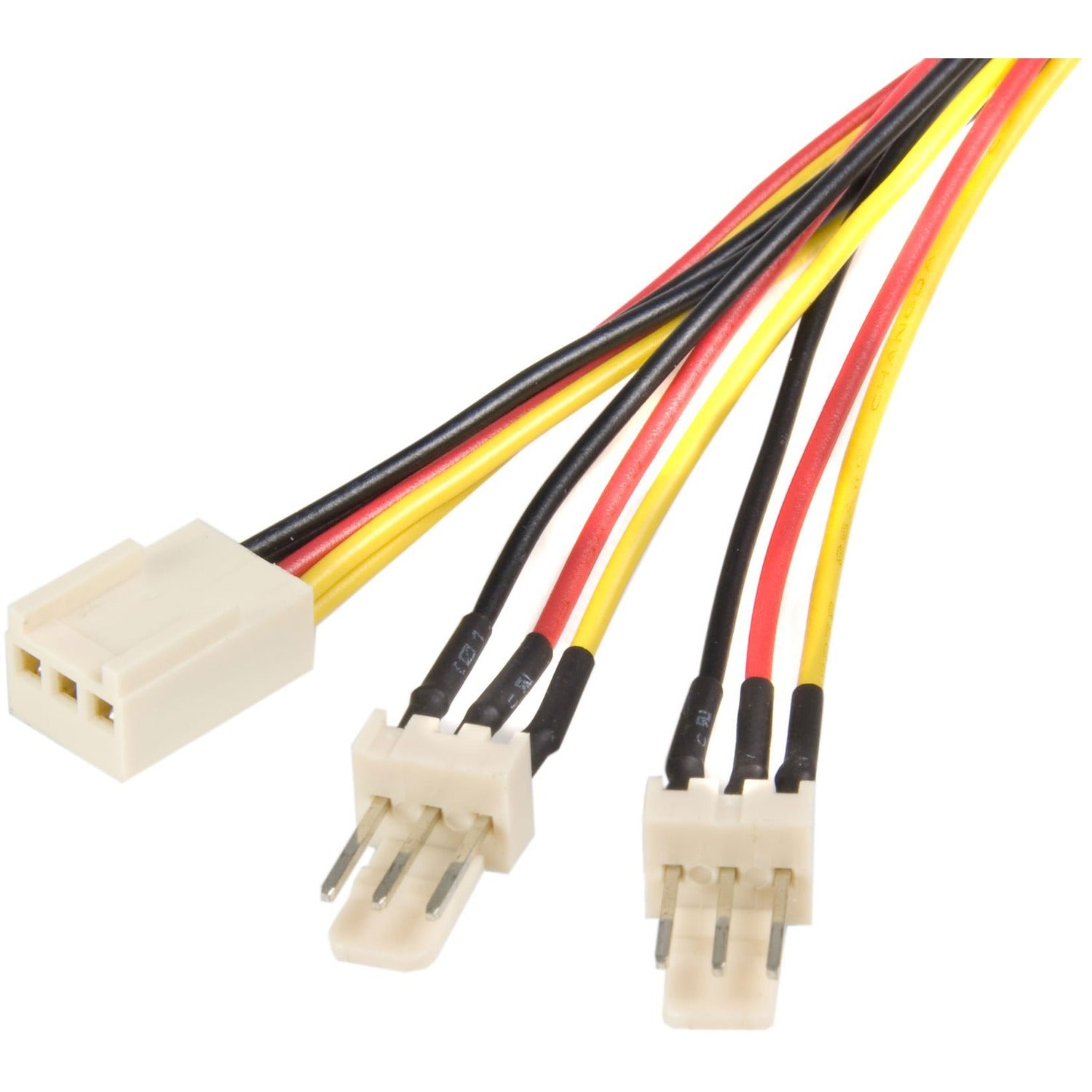 StarTech.com TX3 Fan Power Splitter Cable - 12-Inch for CPU Fans
