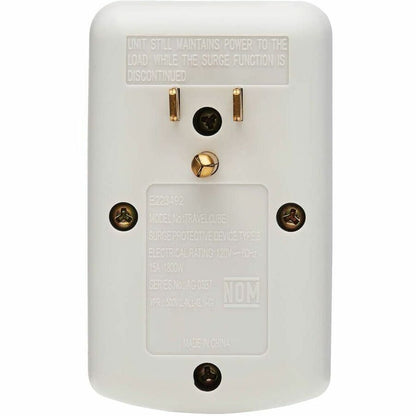 Eaton Tripp Lite Series TRAVELCUBE 1-Outlet Portable Surge Protector with 750 Joules and Lifetime Warranty