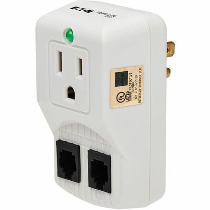 Eaton Tripp Lite Series TRAVELCUBE 1-Outlet Portable Surge Protector with 750 Joules and Lifetime Warranty