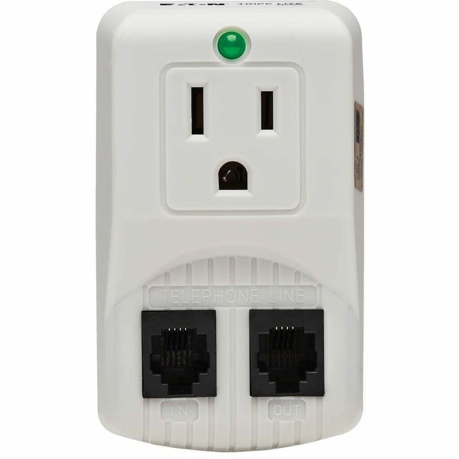 Eaton Tripp Lite Series TRAVELCUBE 1-Outlet Portable Surge Protector with 750 Joules and Lifetime Warranty