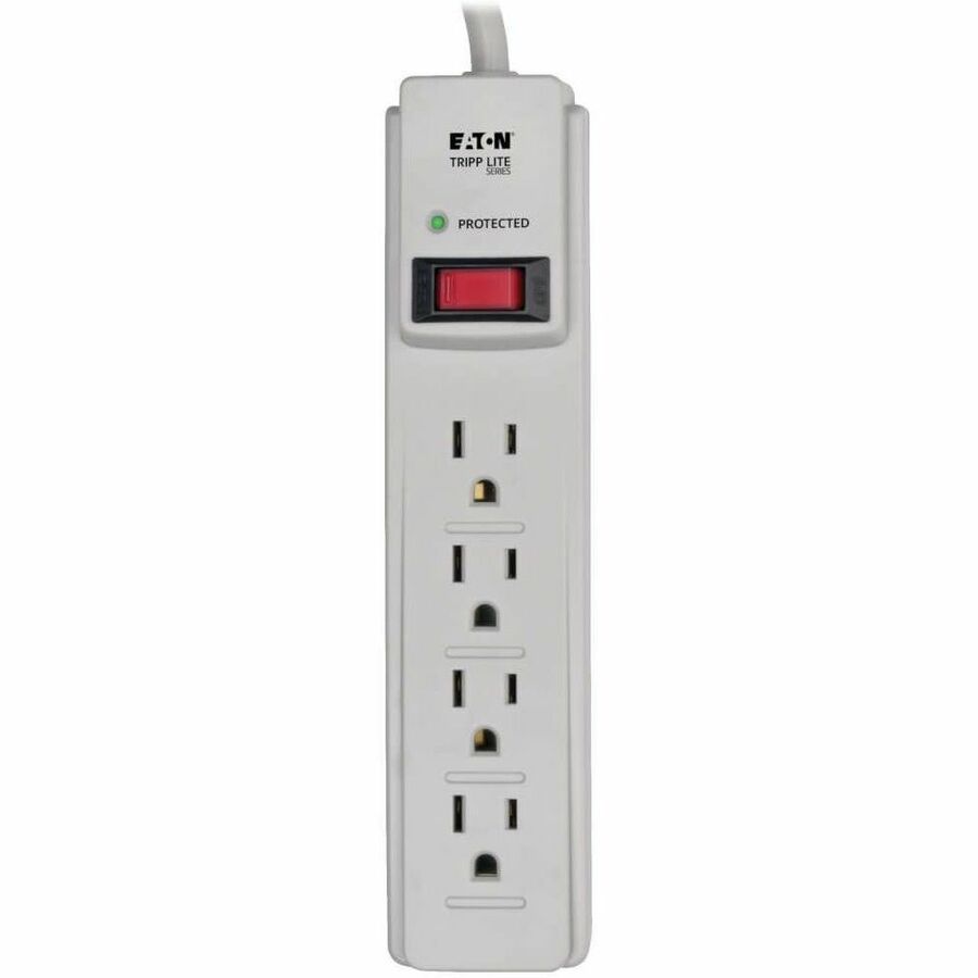 Eaton Tripp Lite ProtectIT 4-Outlet Surge Suppressor with 4 ft. Cord and Lifetime Warranty