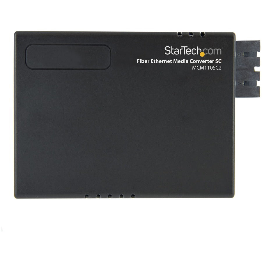 StarTech.com MCM110SC2 10/100 Multi Mode Fiber Ethernet Media Converter with SC Port - 2 km Range