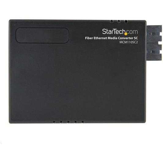 StarTech.com MCM110SC2 10/100 Multi Mode Fiber Ethernet Media Converter with SC Port - 2 km Range