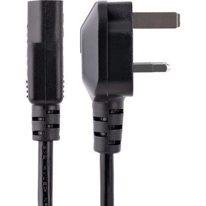 StarTech.com 6 ft UK Computer Power Cord PXT101UK – IEC C13 to BS 1363 Power Cable for Desktop, Printer, Monitor