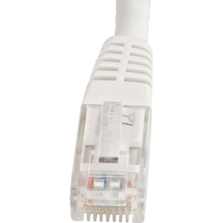 StarTech.com 4ft White Cat6 Ethernet Patch Cable with PoE Support and UL Certification