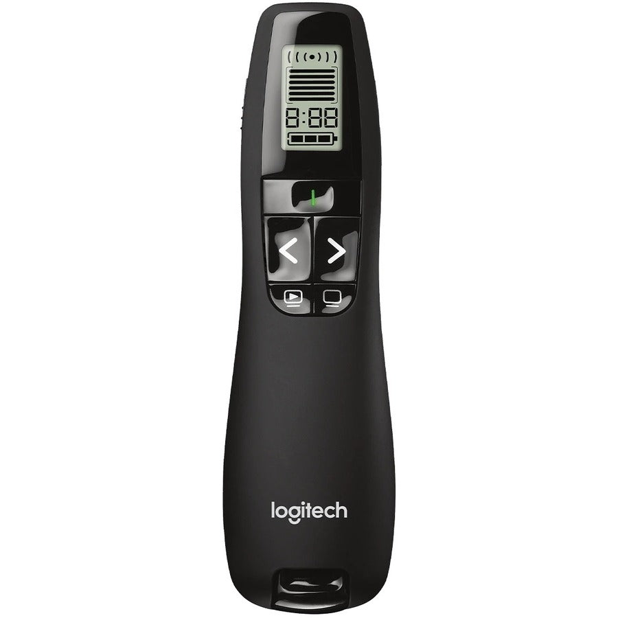 Logitech R800 Laser Presentation Remote with Green Laser Pointer and Wireless Range Up to 100 Feet