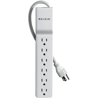 Belkin 6 Outlet Power Strip Surge Protector with 6ft Cord - 720 Joules - White