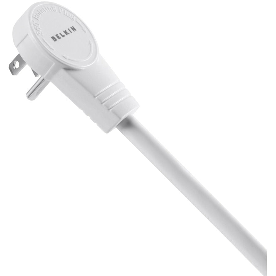 Belkin 6 Outlet Power Strip Surge Protector with 6ft Cord - 720 Joules - White