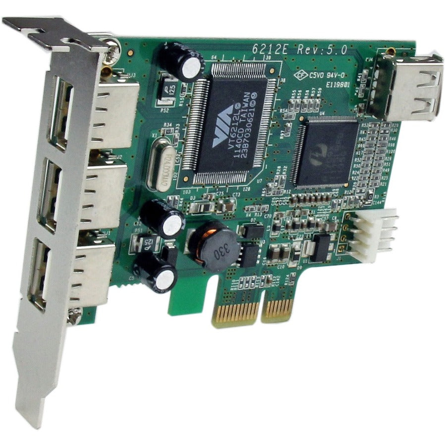 StarTech.com 4-Port PCI Express Low Profile High-Speed USB Card (PEXUSB4DP)