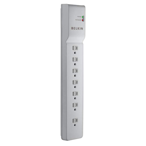Belkin 7 Outlet Power Strip Surge Protector with 6ft Cord - 2160 Joules Protection