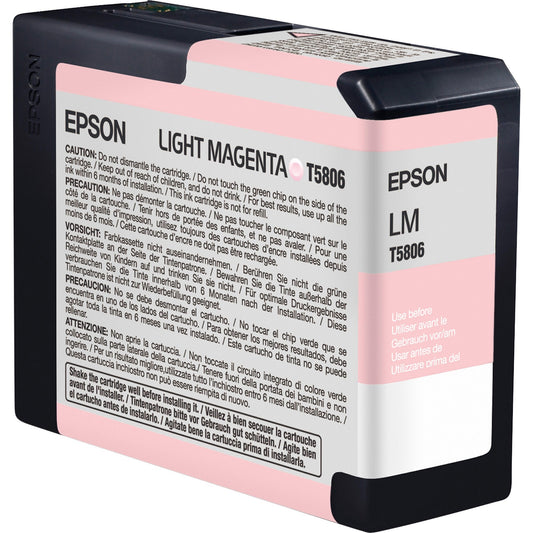 Epson T580 UltraChrome K3 Light Magenta Ink Cartridge for Epson Stylus Pro 3880