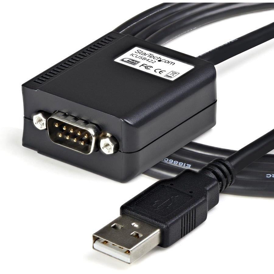 StarTech.com 6ft RS422/485 USB Serial Cable Adapter with COM Port Retention - Model ICUSB422
