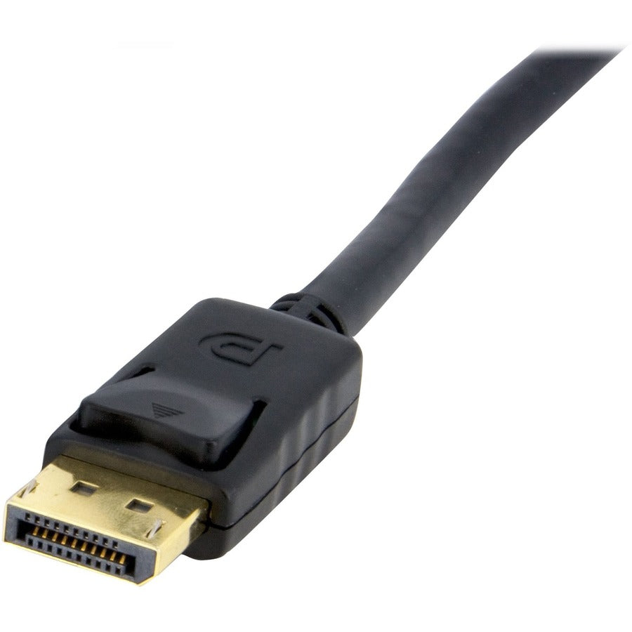 StarTech.com 3ft Panel Mount DisplayPort Cable (DPPNLFM3) – 4K Ultra HD, DisplayPort 1.2 Extension Cable with Locking Latch
