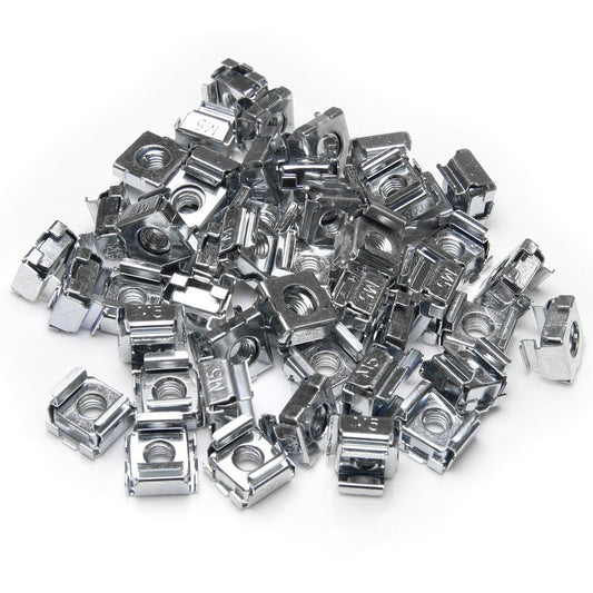 StarTech.com 50 Pack M5 Cage Nuts for Server Rack Cabinets - Hardware Kit