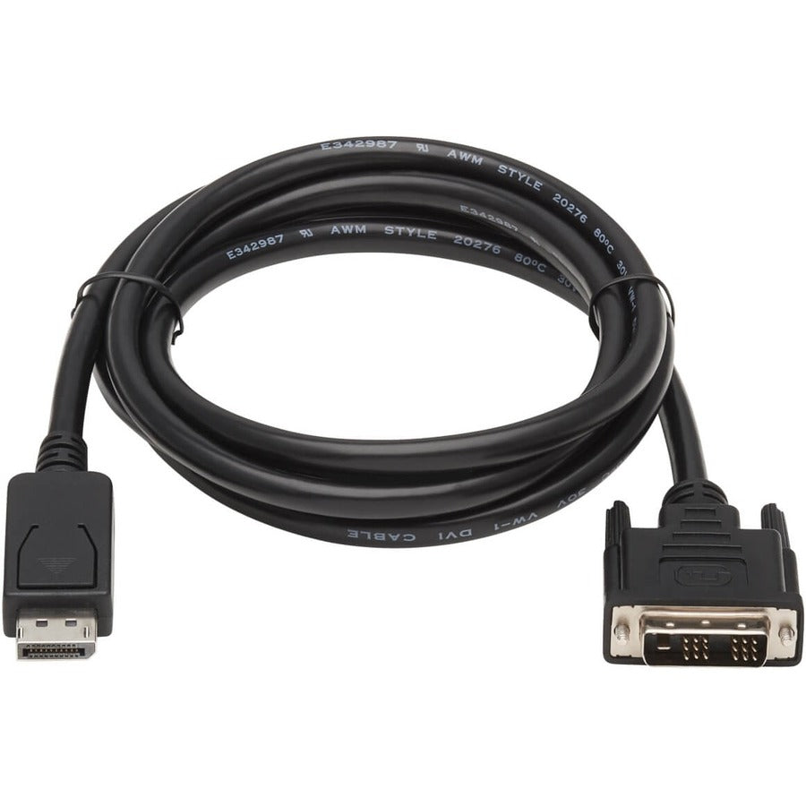 Eaton Tripp Lite Series DisplayPort to DVI-D Cable (Part P581-010), 10 ft