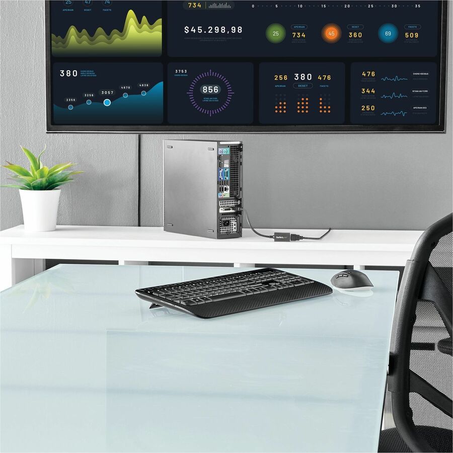 StarTech.com DisplayPort to HDMI Adapter DP2HDMI2 - 1080p Video Converter with Latching Connector