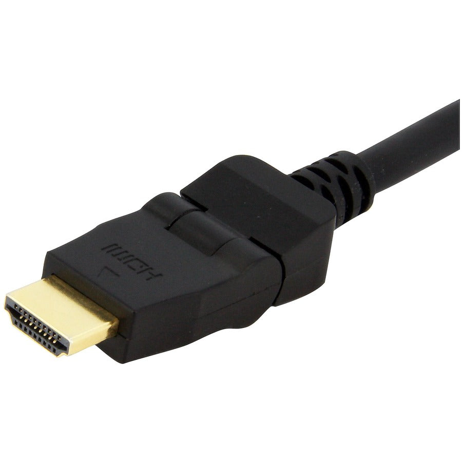 StarTech.com 6ft High Speed HDMI Swivel Cable with 180° Connectors - Supports 4K UHD and 1080p at 120Hz