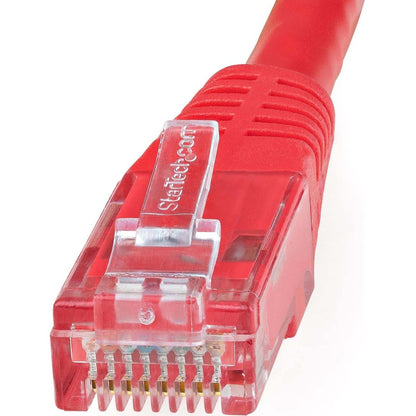 StarTech.com 5ft Red Cat6 Ethernet Patch Cable - Gigabit, PoE Support, UL Certified, 650MHz, Snagless RJ45 Connectors