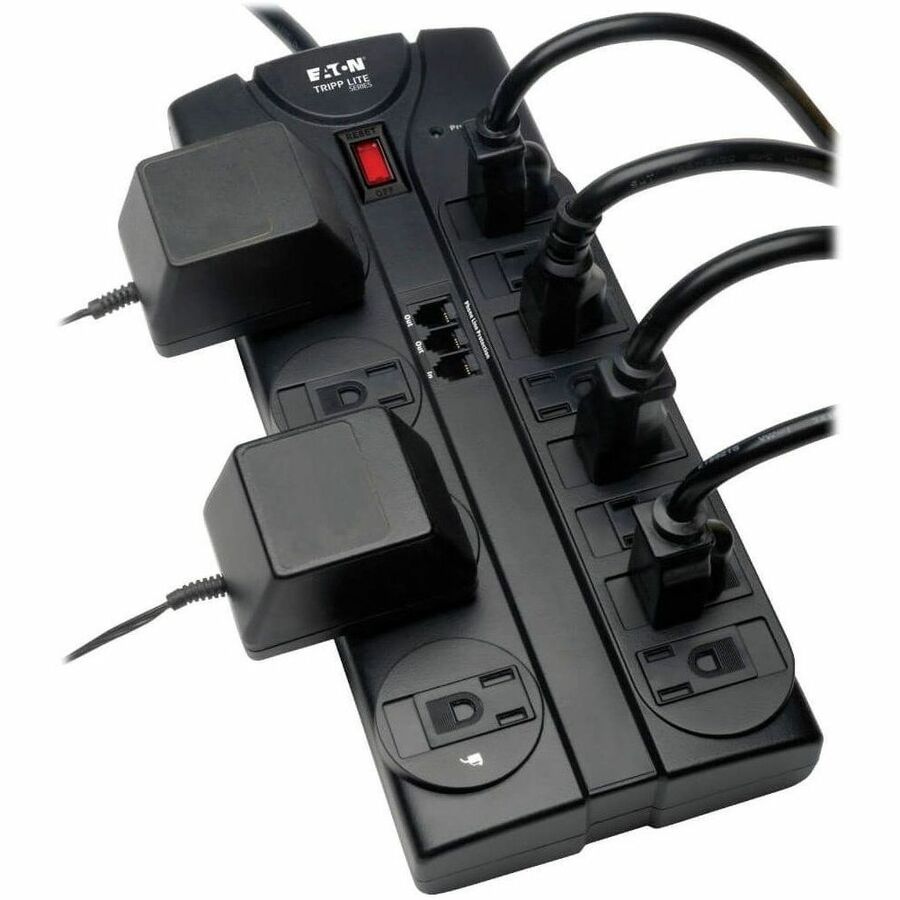 Eaton Tripp Lite Protect It! 12-Outlet Surge Protector with 8 ft. Cord and 2160 Joules