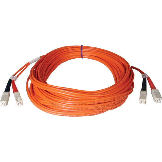 Eaton Tripp Lite Series 5-Meter Duplex Multimode SC/SC Fiber Optic Patch Cable