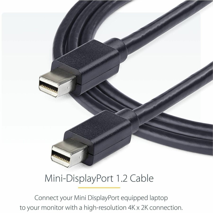 StarTech.com 6ft Mini DisplayPort 1.2 Cable for 4K Ultra HD Monitors