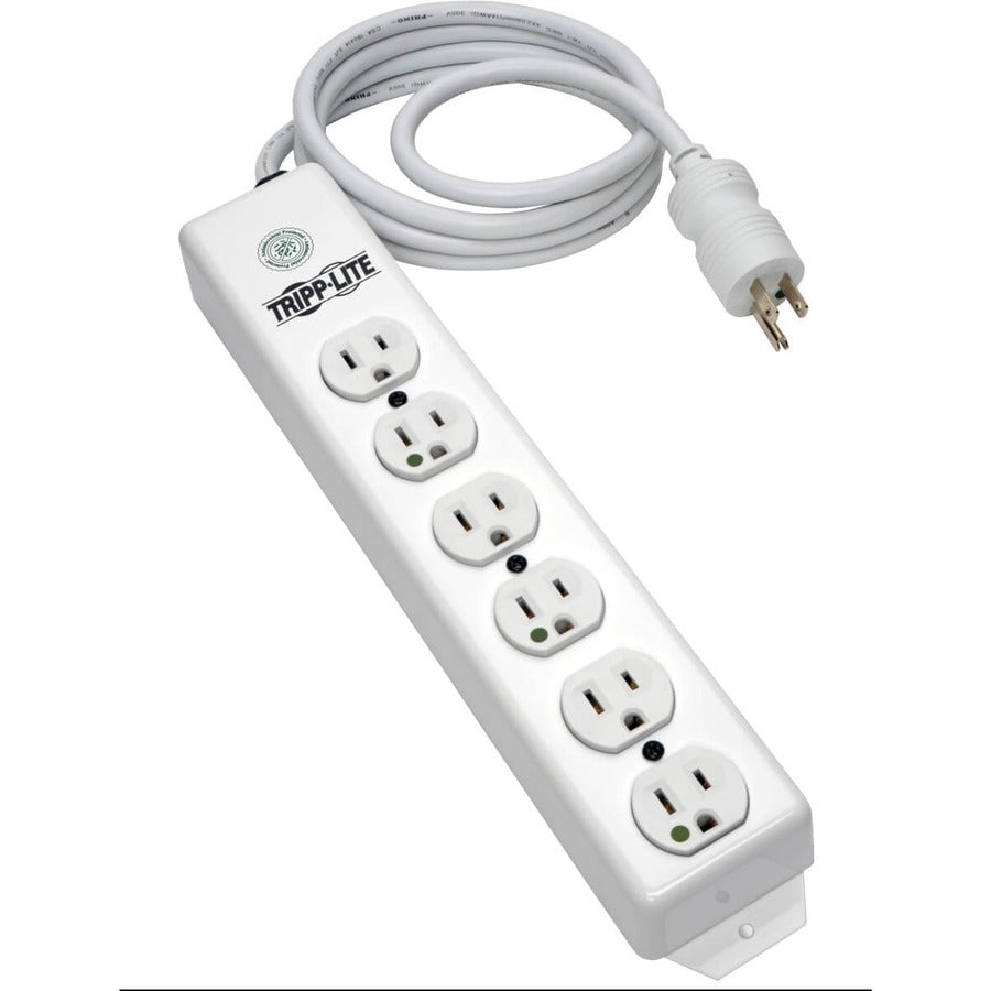 Eaton Tripp Lite Series PS-615-HG Medical-Grade Power Strip with 6 Hospital-Grade Outlets and Antimicrobial Coating